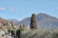 Vico Morcote mit Monte San Giorgo